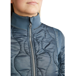 Giacca Ibrida Montar MoMary cristalli gun metal donna Ardesia scura Grigio Giacca Ibrida Montar MoMary cristalli gun metal donna Ardesia scura Grigio