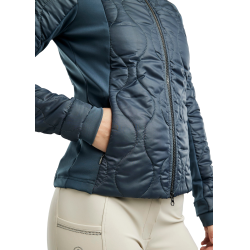 Giacca Ibrida Montar MoMary cristalli gun metal donna Ardesia scura Grigio Giacca Ibrida Montar MoMary cristalli gun metal donna Ardesia scura Grigio