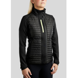 Giacca Ibrida Montar MoStella con logo stampato a contrasto da donna