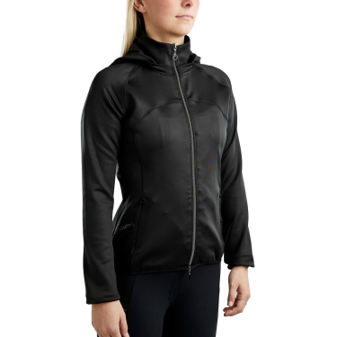 Giacca softshell Montar MoBlair Junior full zip cristalli gun metal cappuccio amovibile Giacca softshell Montar MoBlair Junior full zip cristalli gun metal cappuccio amovibile