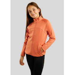 Giacca Montar MoPaige Junior full zip cristalli oro rosa