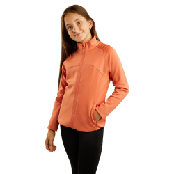 Giacca Montar MoPaige Junior full zip cristalli oro rosa