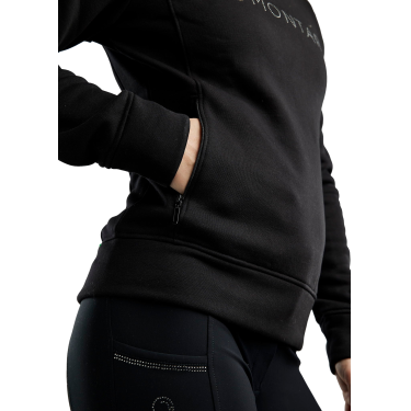 Felpa Montar MoNaja collo alto cristalli gun metal donna Felpa Montar MoNaja collo alto cristalli gun metal donna