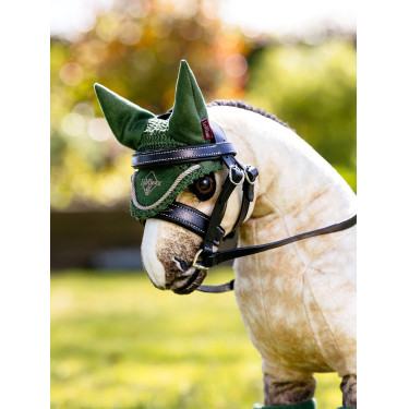 Cuffia anti-mosche per giocattolo Mini Pony LeMieux Verde hunter Cuffia anti-mosche per giocattolo Mini Pony LeMieux Verde hunter