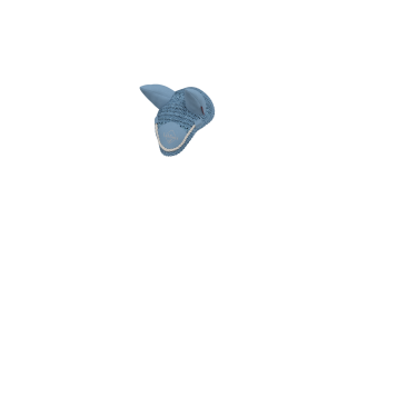 Cuffia anti-mosche per giocattolo Mini Pony LeMieux Blu ghiaccio Cuffia anti-mosche per giocattolo Mini Pony LeMieux Blu ghiaccio