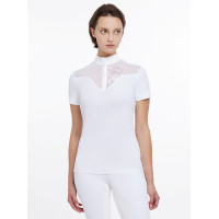 Polo da concorso Emily LeMieux maniche corte Marina modello antico Blu marino