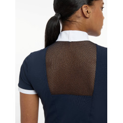 Polo da concorso LeMieux Camille maniche corte Marina Blu marino