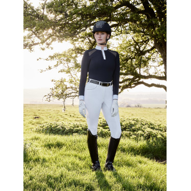 Polo da concorso LeMieux Camille a maniche lunghe Marina Blu marino Polo da concorso LeMieux Camille a maniche lunghe Marina Blu marino