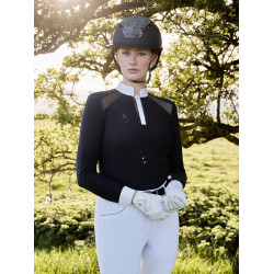 Polo da concorso LeMieux Camille a maniche lunghe Marina Blu marino Polo da concorso LeMieux Camille a maniche lunghe Marina Blu marino