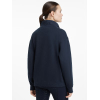 Maglione LeMieux con collo a quarto zip Keira donna Mandorla Beige