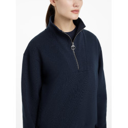 Maglione LeMieux con collo a quarto zip Keira donna Marina Blu marino