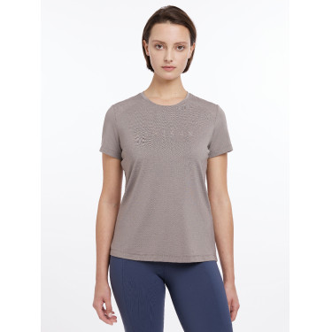 T-shirt sportivo LeMieux Noce Pecan Beige