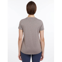 T-shirt sportivo LeMieux Noce Pecan Beige