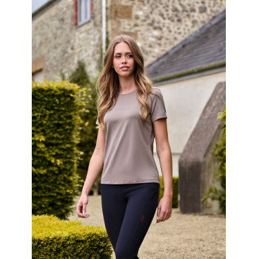 T-shirt sportivo LeMieux Noce Pecan Beige