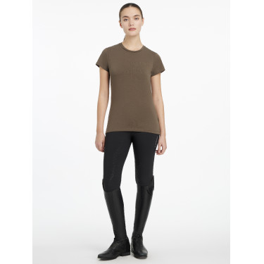 T-Shirt LeMieux Classico Alpina Marrone T-Shirt LeMieux Classico Alpina Marrone