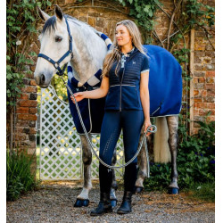Coperta in pile Horseware Newmarket Cosy Fleece Cooler Marine witney Blu marino Coperta in pile Horseware Newmarket Cosy Fleece Cooler Marine witney Blu marino