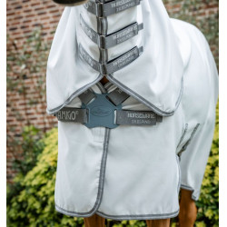 Coperta anti-dermatite Horseware Amigo Ripstop Argento / grigio titanio / argento