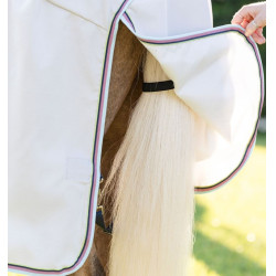 Coperta anti-dermatite Horseware Amigo Ripstop Pony Argento / limone / Marino / rosa / blu