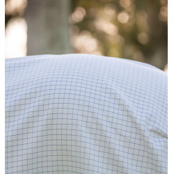 Coperta antimosche Horseware Amigo Summer Plus CarreauxMarine / gris titanium / argent Motivi