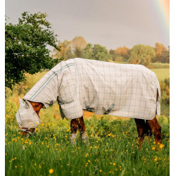 Coperta anti-mosche Horseware Newmarket Plus Carbone di legna Witney Grigio