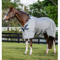 Coperta anti-mosche Horseware Protector Rambo Argento / blu navy Coperta anti-mosche Horseware Protector Rambo Argento / blu navy