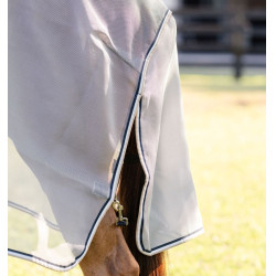 Coperta anti-mosche Horseware Rambo Protector disco Argento / blu navy Coperta anti-mosche Horseware Rambo Protector disco Argento / blu navy