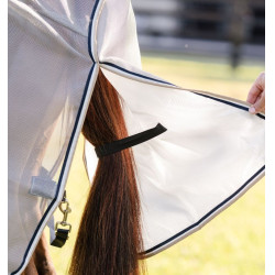 Coperta anti-mosche Horseware Rambo Protector disco Argento / blu navy Coperta anti-mosche Horseware Rambo Protector disco Argento / blu navy