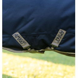 Coperta Horseware Amigo 1200D Plus Pony Turnout 250g Marino / grigio titanio / argento Blu marino