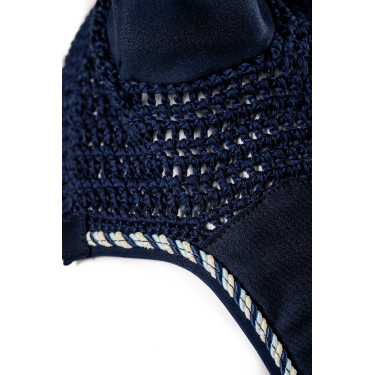 Cuffia anti-mosche Horseware Newmarket Marine witney Blu marino Cuffia anti-mosche Horseware Newmarket Marine witney Blu marino