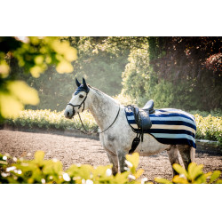 Cuffia anti-mosche Horseware Newmarket Marine witney Blu marino Cuffia anti-mosche Horseware Newmarket Marine witney Blu marino