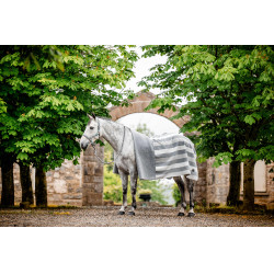 Quadrato polare Horseware Newmarket Carbone di legna Witney Grigio