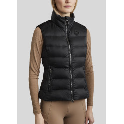Gilet senza maniche Montar MoAthena raffinato da donna Nero Gilet senza maniche Montar MoAthena raffinato da donna Nero