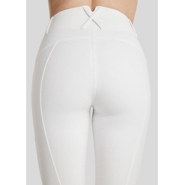Leggings Montar Michelle logo full grip donna Bianco / oro rosa Leggings Montar Michelle logo full grip donna Bianco / oro rosa