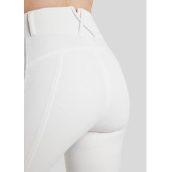 Leggings Montar Michelle logo full grip donna Bianco / oro rosa Leggings Montar Michelle logo full grip donna Bianco / oro rosa