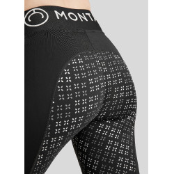 Leggings Montar Selena logo full grip donna Nero