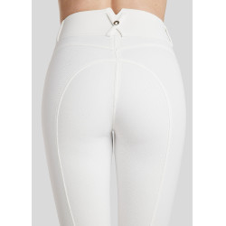 Pantaloni Montar Molly Yati da donna a vita alta full grip Bianco Pantaloni Montar Molly Yati da donna a vita alta full grip Bianco