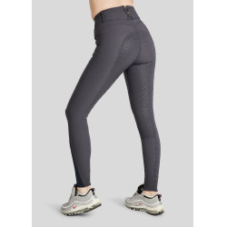 Pantaloni Montar Molly Yati da donna a vita alta full grip Marino / oro rosa Blu marino