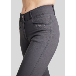 Pantaloni Montar Molly Yati da donna a vita alta full grip Marino / oro rosa Blu marino