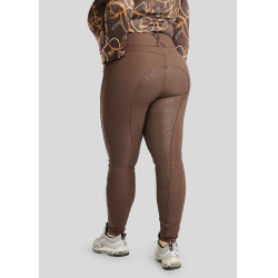 Pantaloni da equitazione Montar a vita alta ESS Megan Vol 2 Curve donna Marrone Pantaloni da equitazione Montar a vita alta ESS Megan Vol 2 Curve donna Marrone