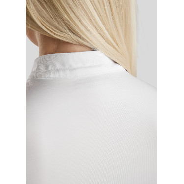 Polo da concorso Montar Everly logo con cristalli Curve donna Polo da concorso Montar Everly logo con cristalli Curve donna