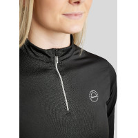 Polo Montar Everly bambino maniche lunghe Nero Polo Montar Everly bambino maniche lunghe Nero
