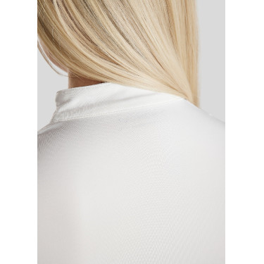 Polo Montar Everly Mon Tech donna maniche lunghe rosa oro Bianco