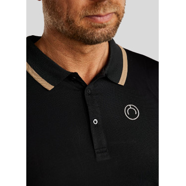 Polo da uomo Montar MoDrake con colletto a contrasto e maniche lunghe Polo da uomo Montar MoDrake con colletto a contrasto e maniche lunghe