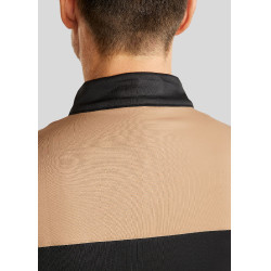 Polo da equitazione MoPhil a maniche lunghe da uomo Nero