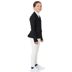 Giacca da concorso Montar Junior tono su tono con cristalli Nero Giacca da concorso Montar Junior tono su tono con cristalli Nero