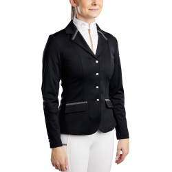 Giacca da concorso Montar MoGloria banda di caviale donna Nero Giacca da concorso Montar MoGloria banda di caviale donna Nero