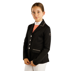 Giacca da concorso Montar MoHelen Junior dettagli rosegold Giacca da concorso Montar MoHelen Junior dettagli rosegold