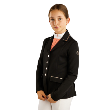 Giacca da concorso Montar MoHelen Junior dettagli rosegold Giacca da concorso Montar MoHelen Junior dettagli rosegold
