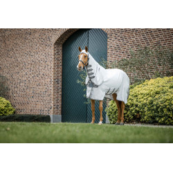 Coperta anti-dermatite Horseware Amigo Ripstop Argento / grigio titanio / argento