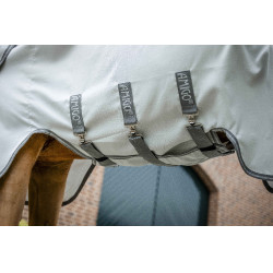 Coperta anti-dermatite Horseware Amigo Ripstop Argento / grigio titanio / argento